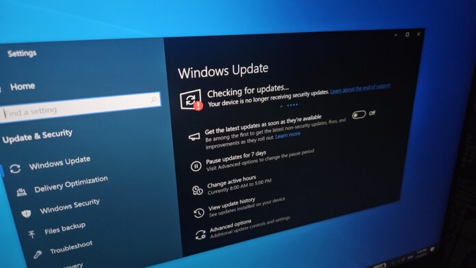 Windows 10 is no longer supported alert
