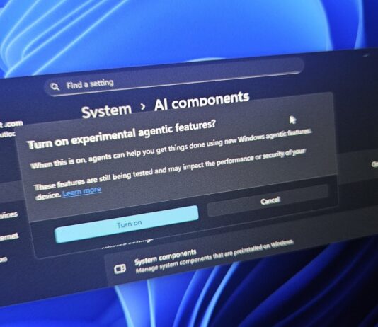 Windows 11 AI Agent feature