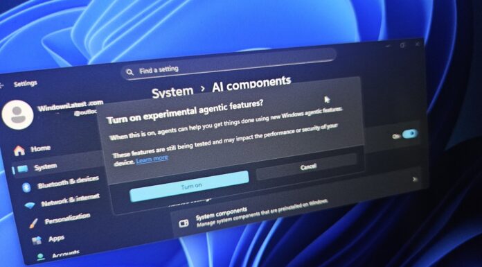 Windows 11 AI Agent feature
