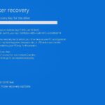 Windows 11 BitLocker Recovery Screen