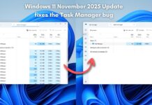 Windows 11 November 2025 Update (Build 26200.7171) fixes the Task Manager ghost instance bug