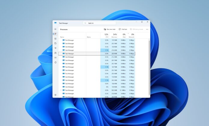 Windows 11 Task Manager performance bug Windows 11 Task Manager performance bug