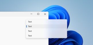 Windows 11 modern UI