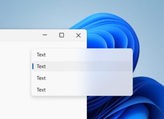 Windows 11 modern UI