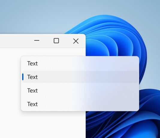 Windows 11 modern UI