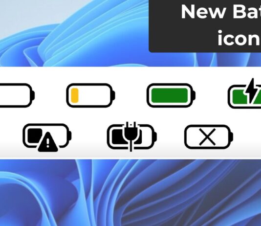 Windows 11 new battery icon upgrade