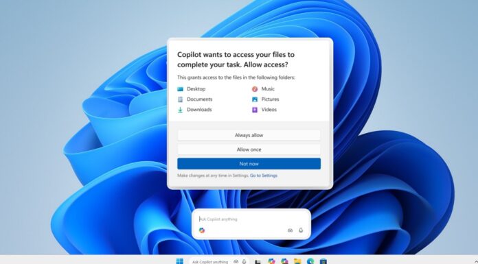 Microsoft confirms Windows 11 will ask for consent before sharing your personal files with AI after outrage Copilot asking permission to use your files in the known six folders