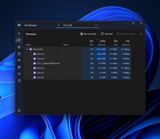 Discord app for Windows 11