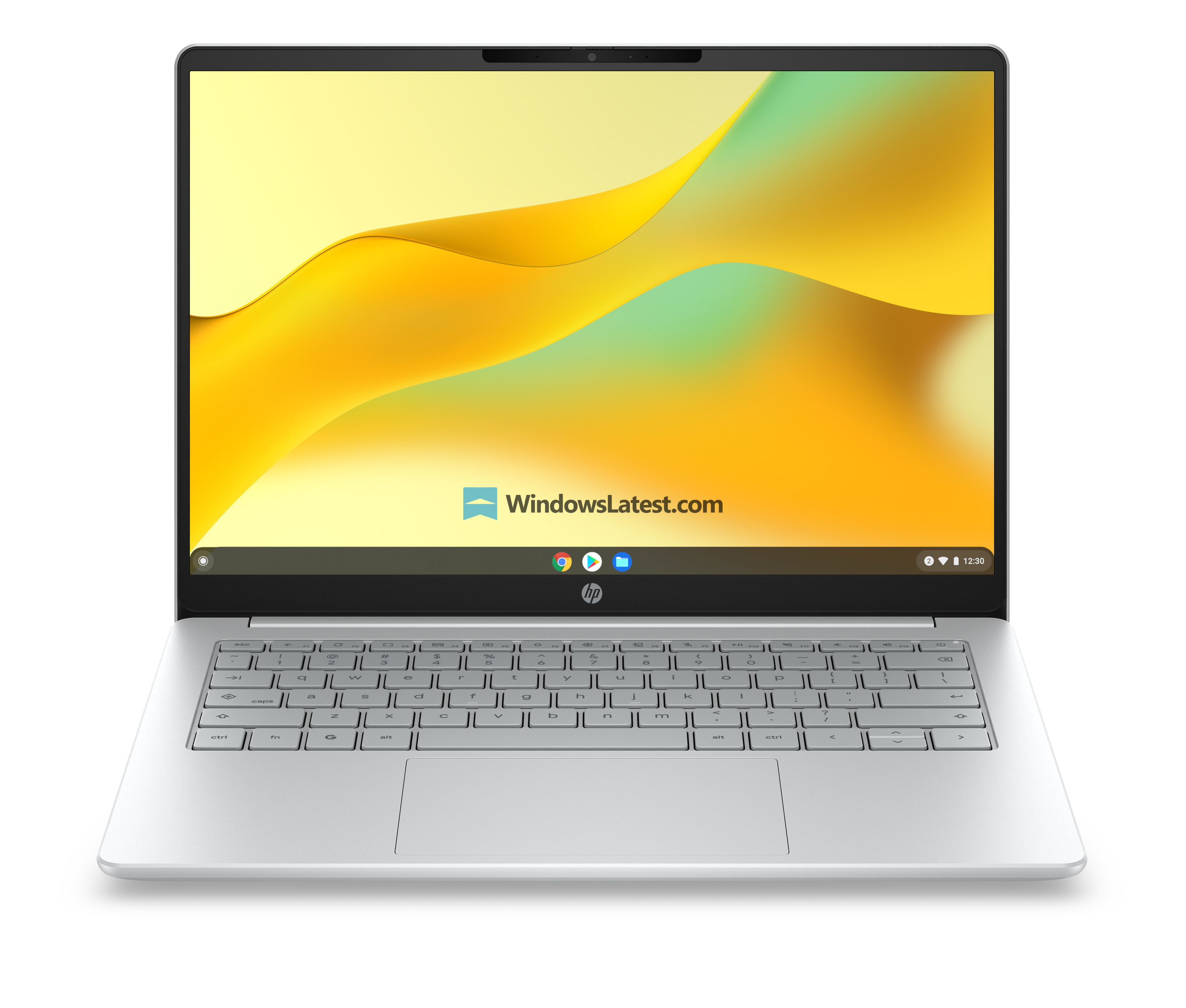 HP Chromebook 14 Glacier Silver for CES 2026