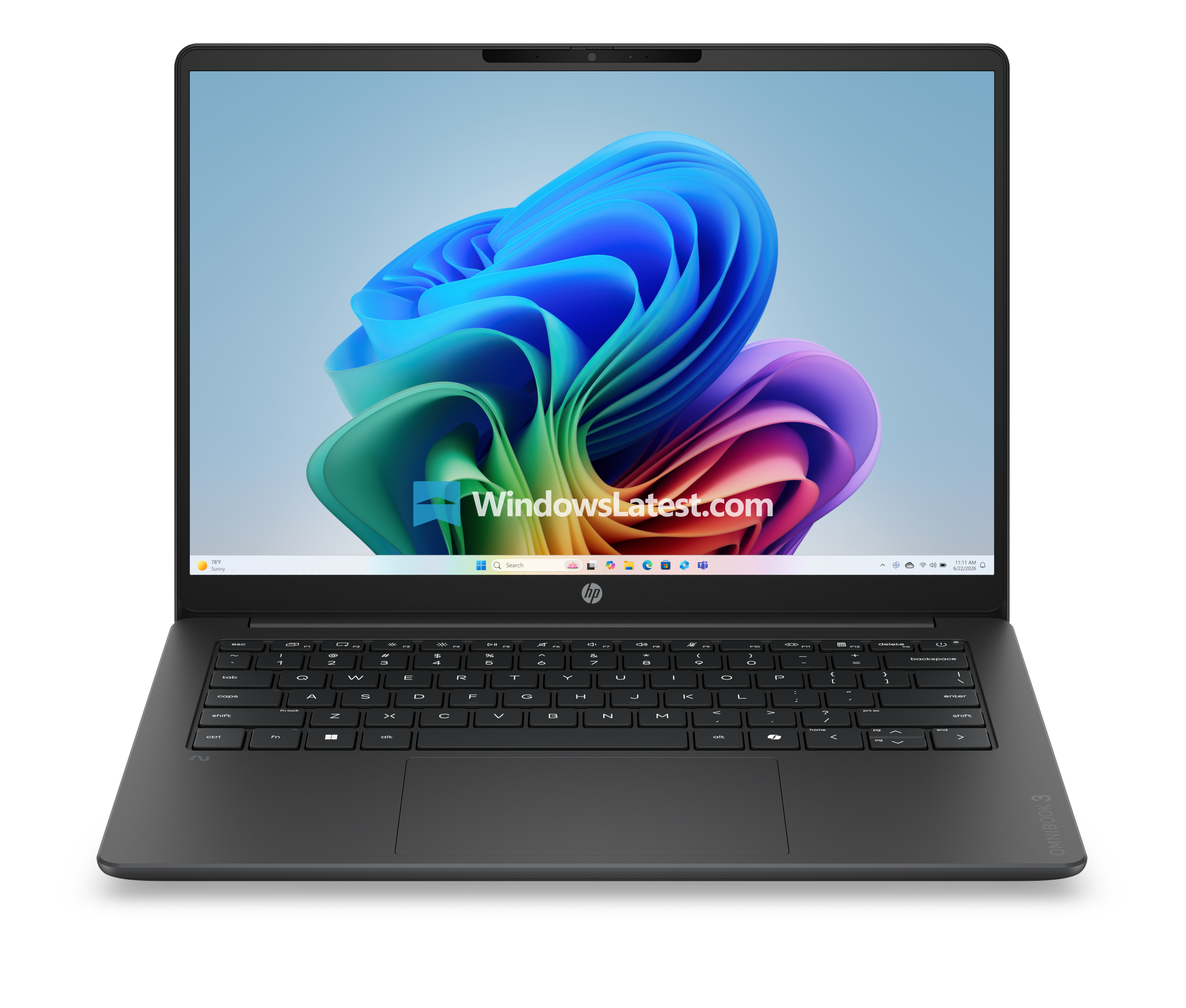 HP OmniBook 3 14 NGAIPC in MicaSilver for CES 2026