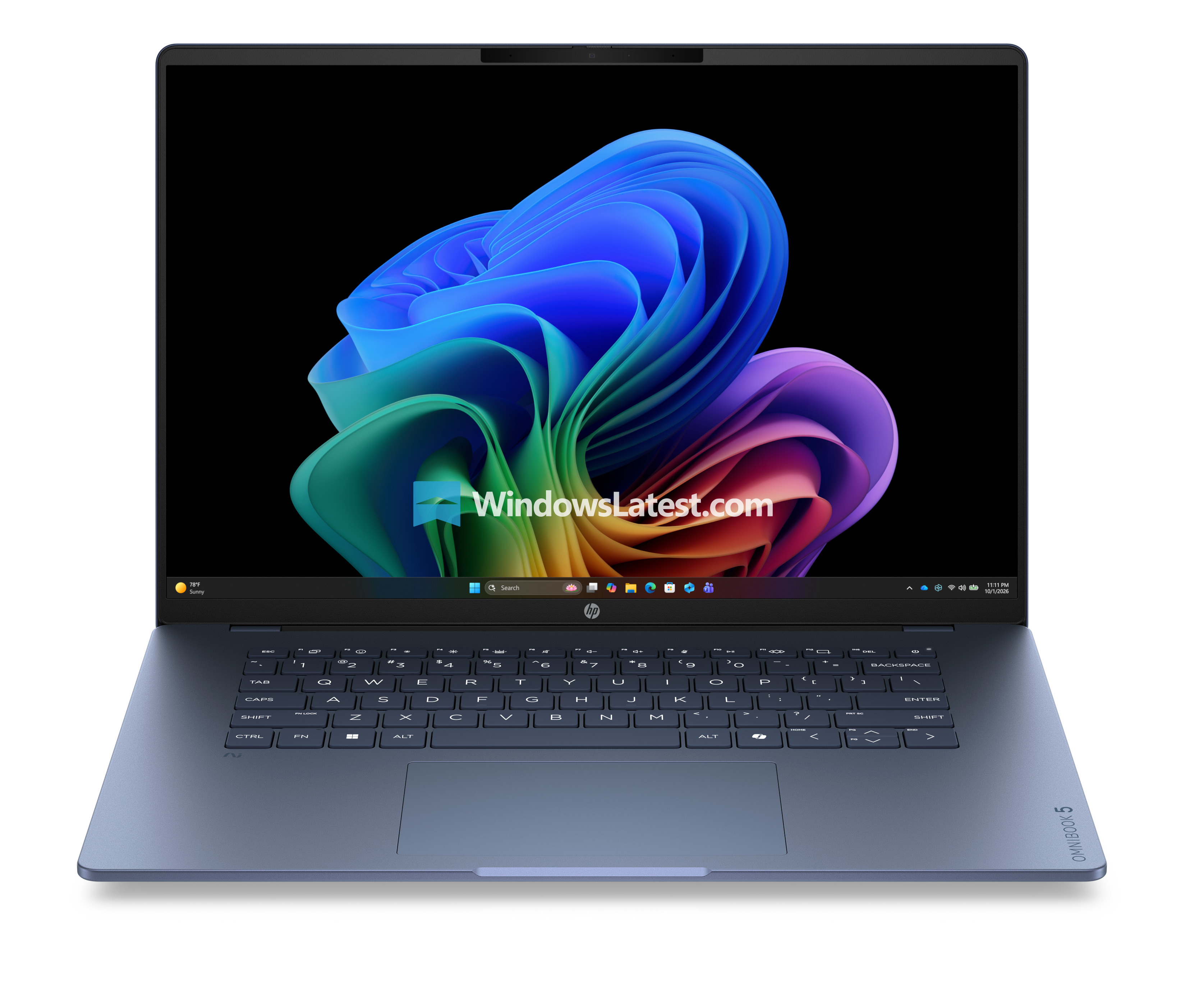 HP OmniBook 5 16 in StarlitBlue for CES 2026