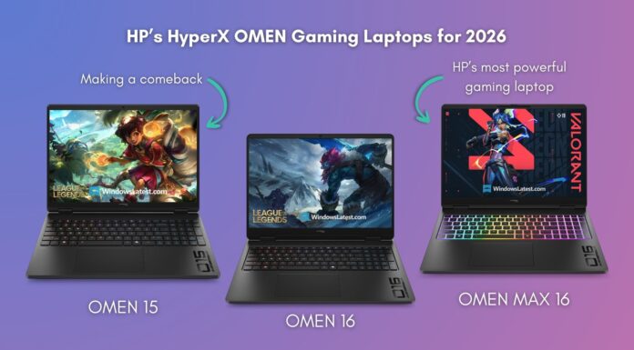 HP’s HyperX OMEN Gaming Laptops for 2026