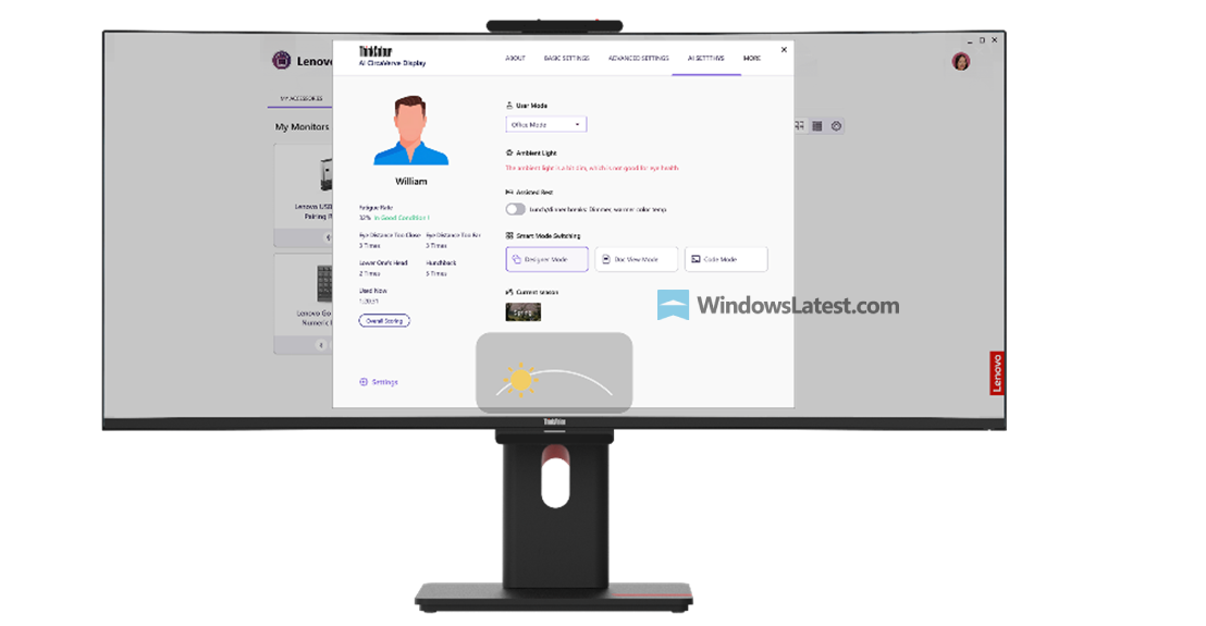 Lenovo AI Powered Display Concept for CES 2026