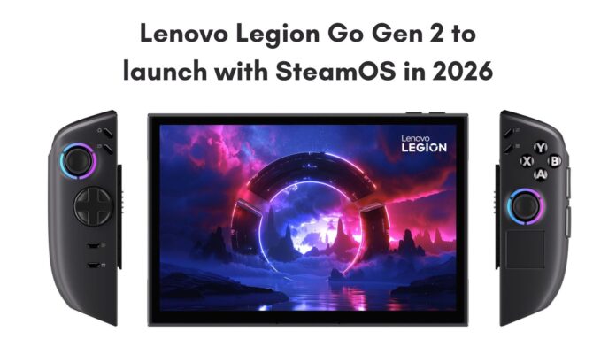 Lenovo Legion Go Gen 2 will launch with SteamOS in 2026