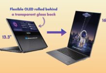 Lenovo ThinkPad Rollable XD Concept that expands from a 13.3-inch display to a 16 inch screen