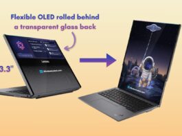 Lenovo ThinkPad Rollable XD Concept Lenovo ThinkPad Rollable XD Concept that expands from a 13.3-inch display to a 16 inch screen