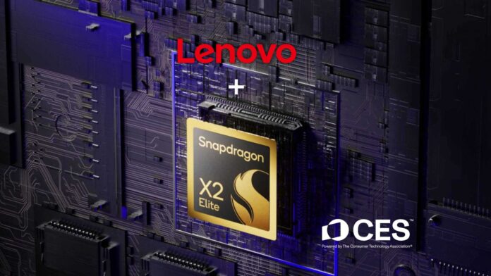 Lenovo laptops with Snapdragon X2 Series chips will launch at CES 2026
