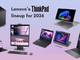 Lenovo's ThinkPad Lineup for CES 2026