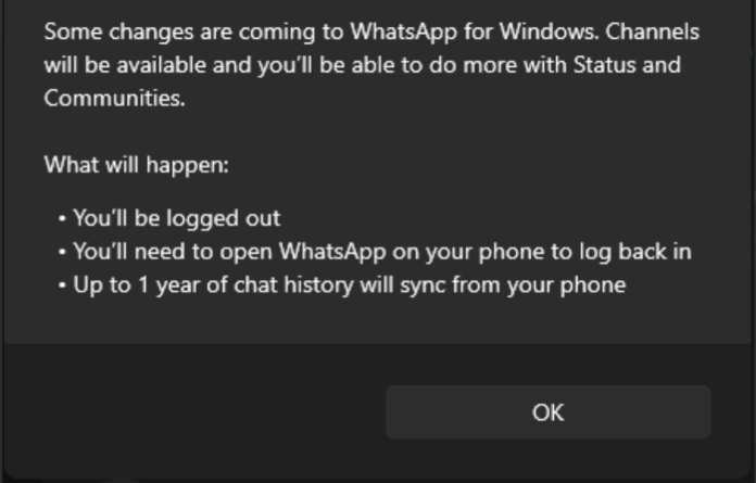 Meta says that changes are coming to WhatsApp