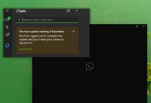 WhatsApp is logging more Windows 11 users out to push its new slow web-wrapper app WhatsApp issues fresh warning to users that they will be logged out of the app after a new update starting December 9