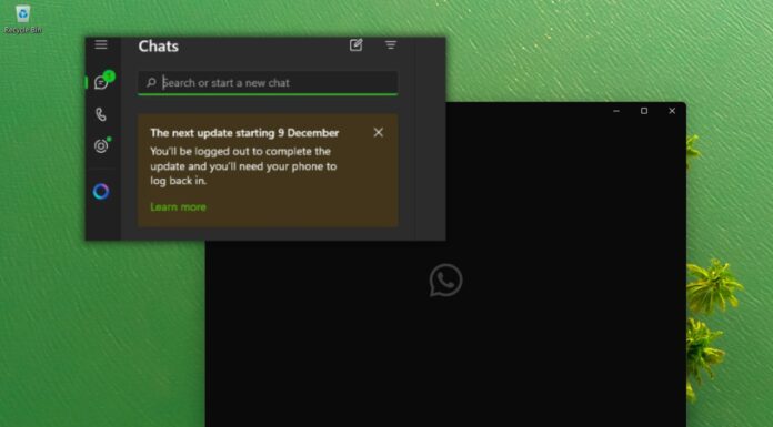 WhatsApp is logging more Windows 11 users out to push its new slow web-wrapper app WhatsApp issues fresh warning to users that they will be logged out of the app after a new update starting December 9