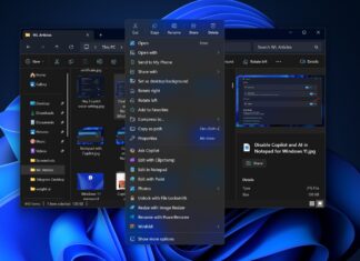Windows 11 AI Actions in context menu