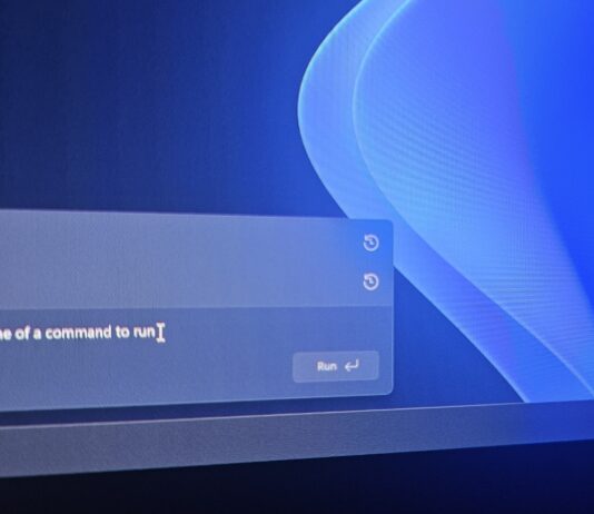 Windows 11 Modern Run dialog