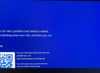 Windows 11 error screen