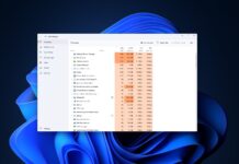 Windows 11 performance issues with Task Manager showing high load