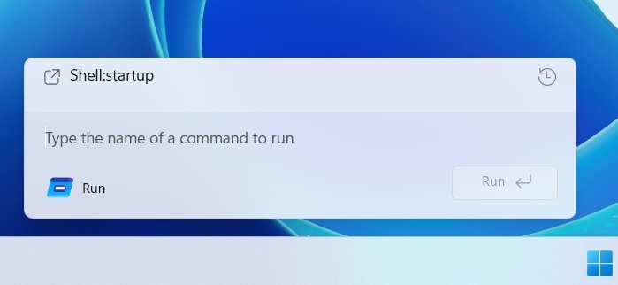 Windows Run WinUI 3 design