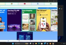 Microsoft is making Android apps streaming on Windows 11 more native with expanded mode amazon app in extended view mode phone link