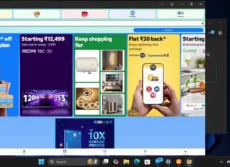 Microsoft is making Android apps streaming on Windows 11 more native with expanded mode amazon app in extended view mode phone link