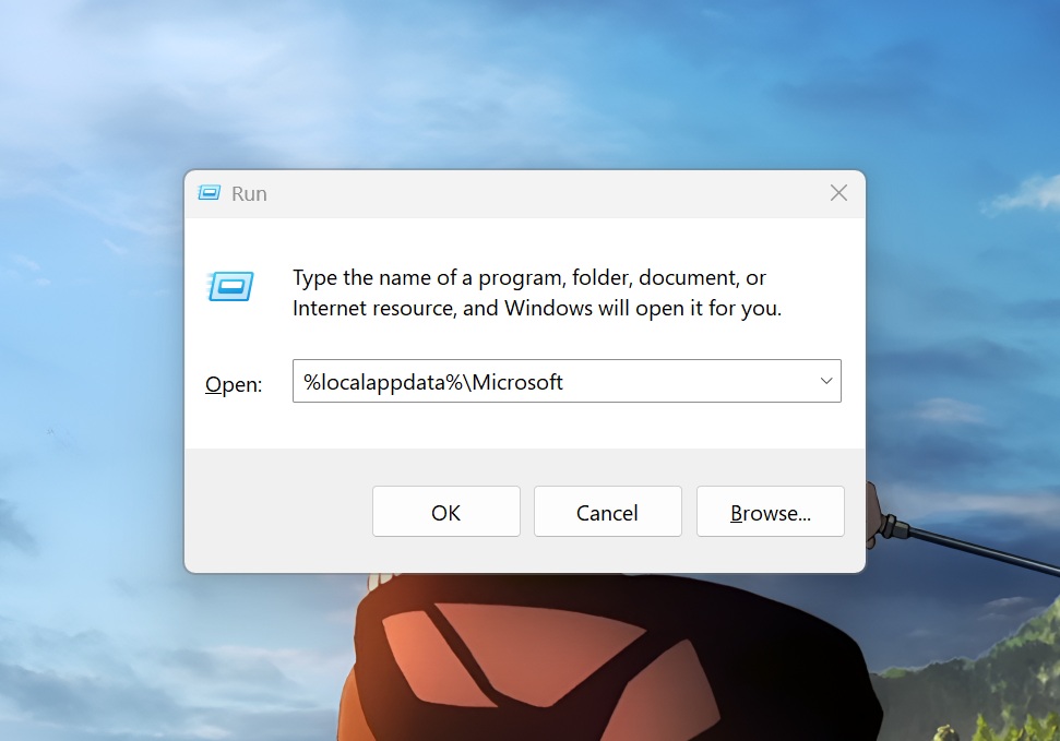 Windows 11でアプリデータを開く