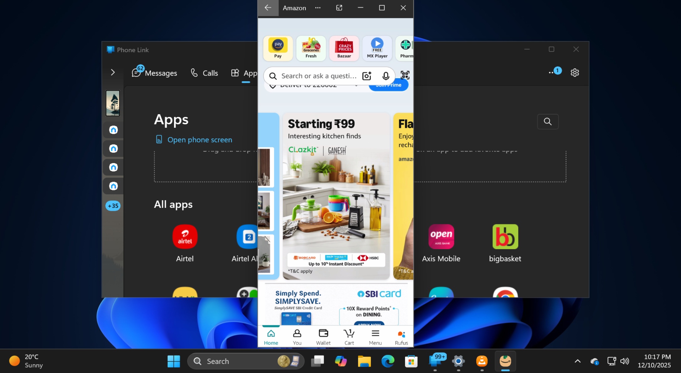 phone links app mode