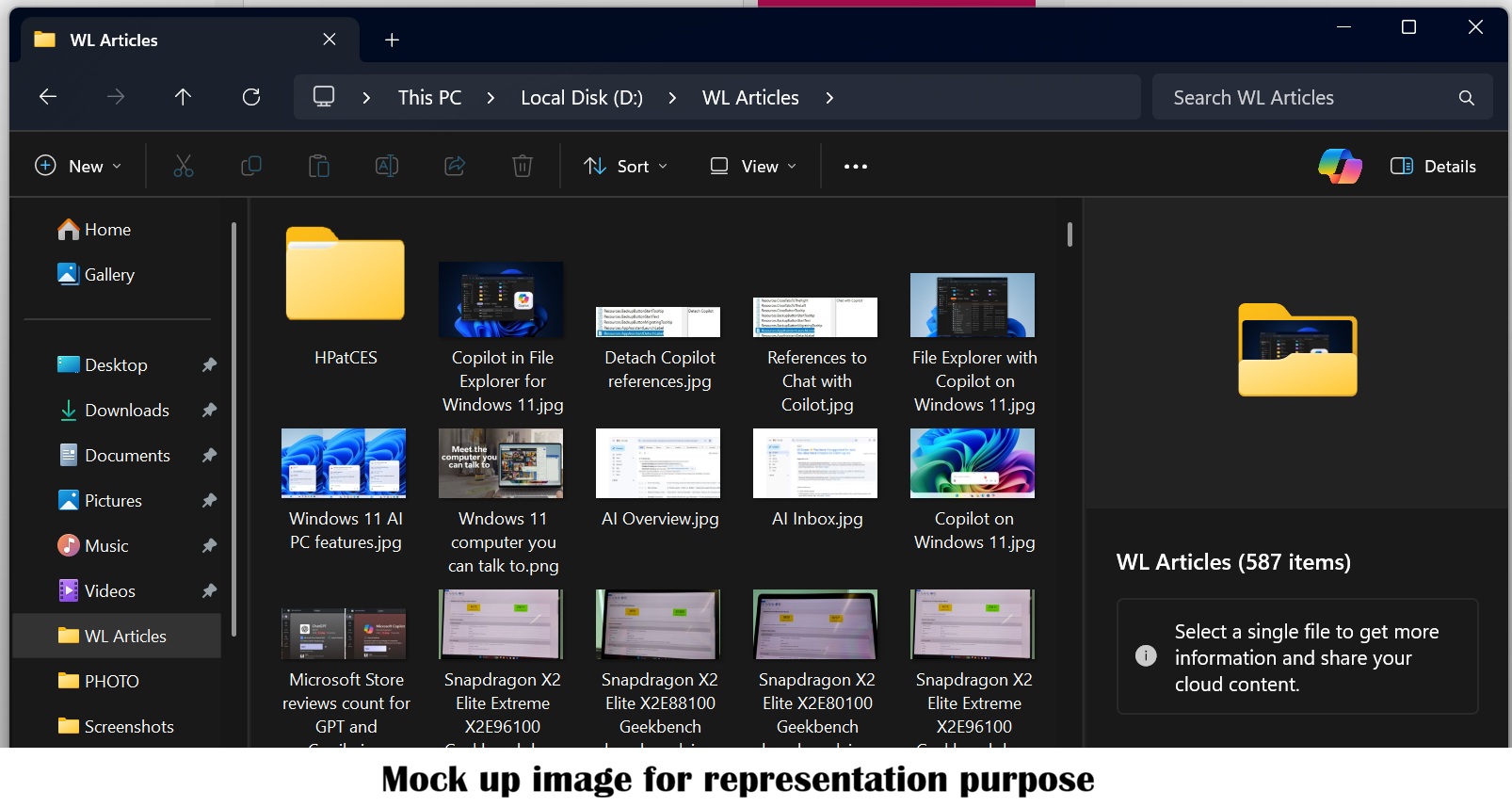 Chat with Copilot in File Explorer on Windows 11