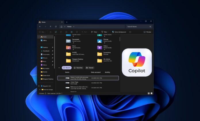 Copilot in File Explorer for Windows 11