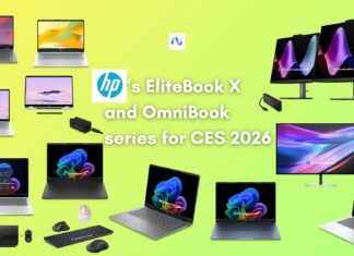 HP Elitebook X and OmniBook series for CES 2026 along with other devices