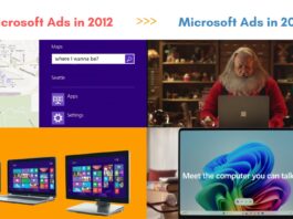 Microsoft Ads in 2012 vs Microsoft Ads in 2025