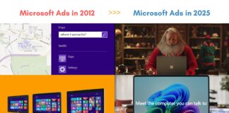 Microsoft Ads in 2012 vs Microsoft Ads in 2025