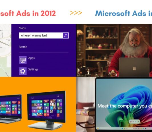 Windows 8 had a 30-second ad with more creativity than all of Microsoft’s Copilot-heavy Windows 11 marketing Microsoft Ads in 2012 vs Microsoft Ads in 2025
