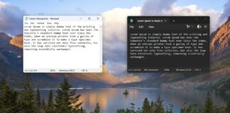 Notepad for Windows