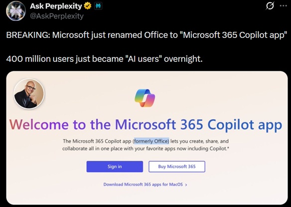 Perplexity false claim on X