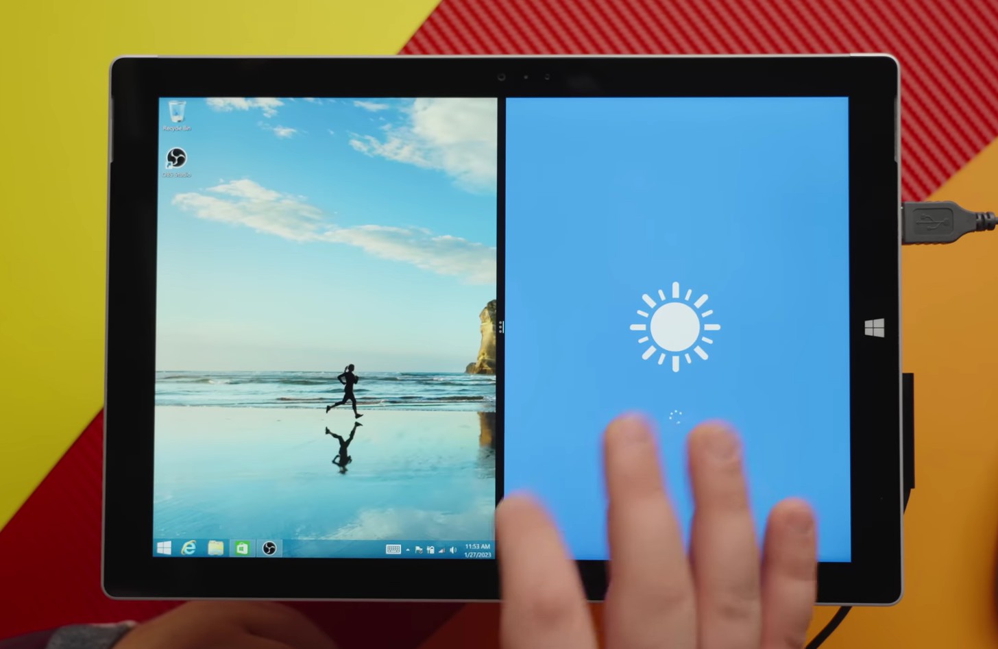 Side by side apps in Windows 8.1