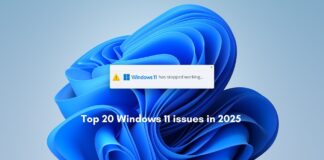 Top 20 Windows 11 issues in 2025