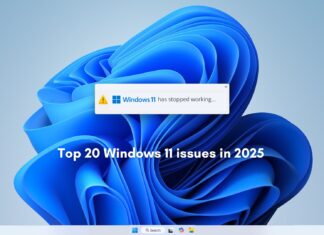 Top 20 Windows 11 issues in 2025