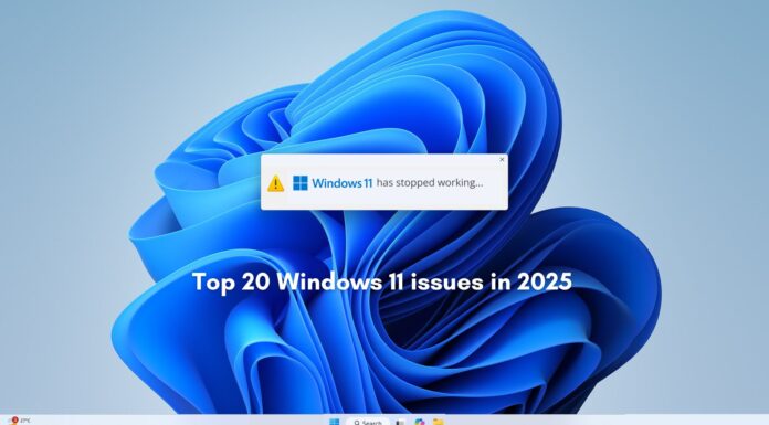 Top 20 Windows 11 issues in 2025