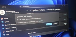 Uninstall Windows 11 KB5074109