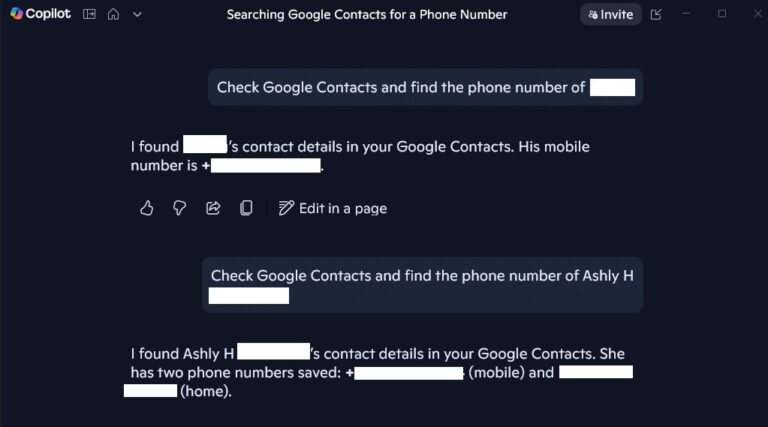 Tested: Microsoft Copilot can now access your Google Contacts, and it's ...