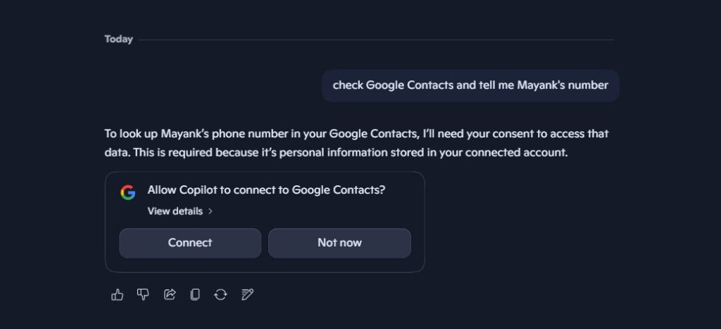 Tested: Microsoft Copilot can now access your Google Contacts, and it's ...