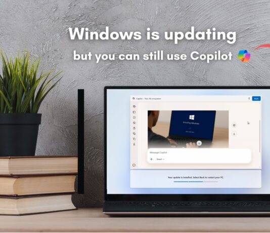 Copilot can now be used in OOBE when Windows is updating